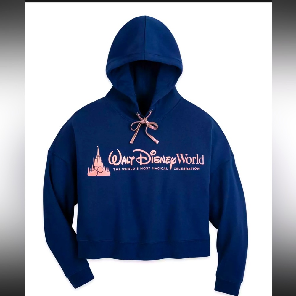 Walt Disney World 50th Anniversary Cropped Hoodie